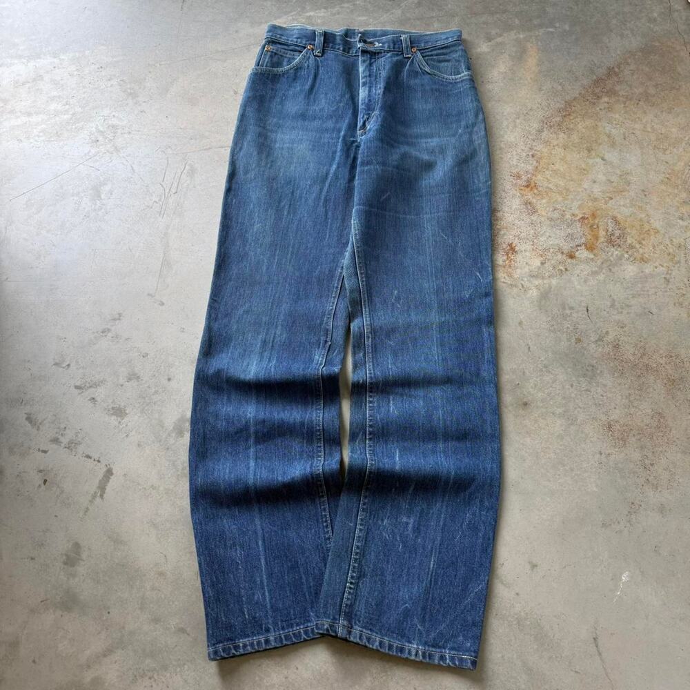 Vintage 70’s 80’s Lee Riders High-Waisted Medium Wash Denim Jeans Size 30x33